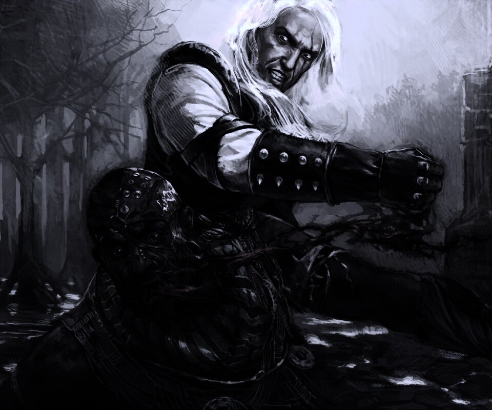 Геральт против Азара обои