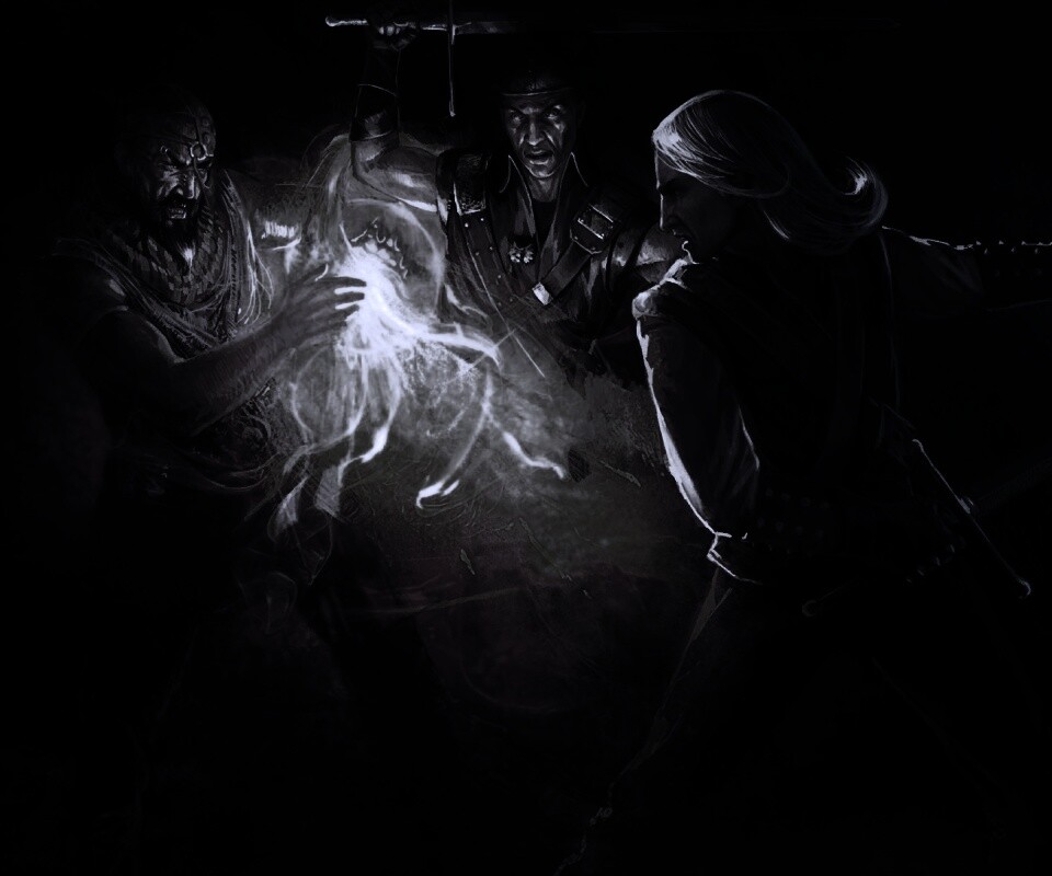 Геральт и Беренгар против Азара обои