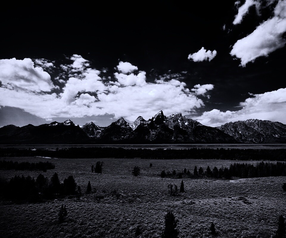 Степь и горы обои