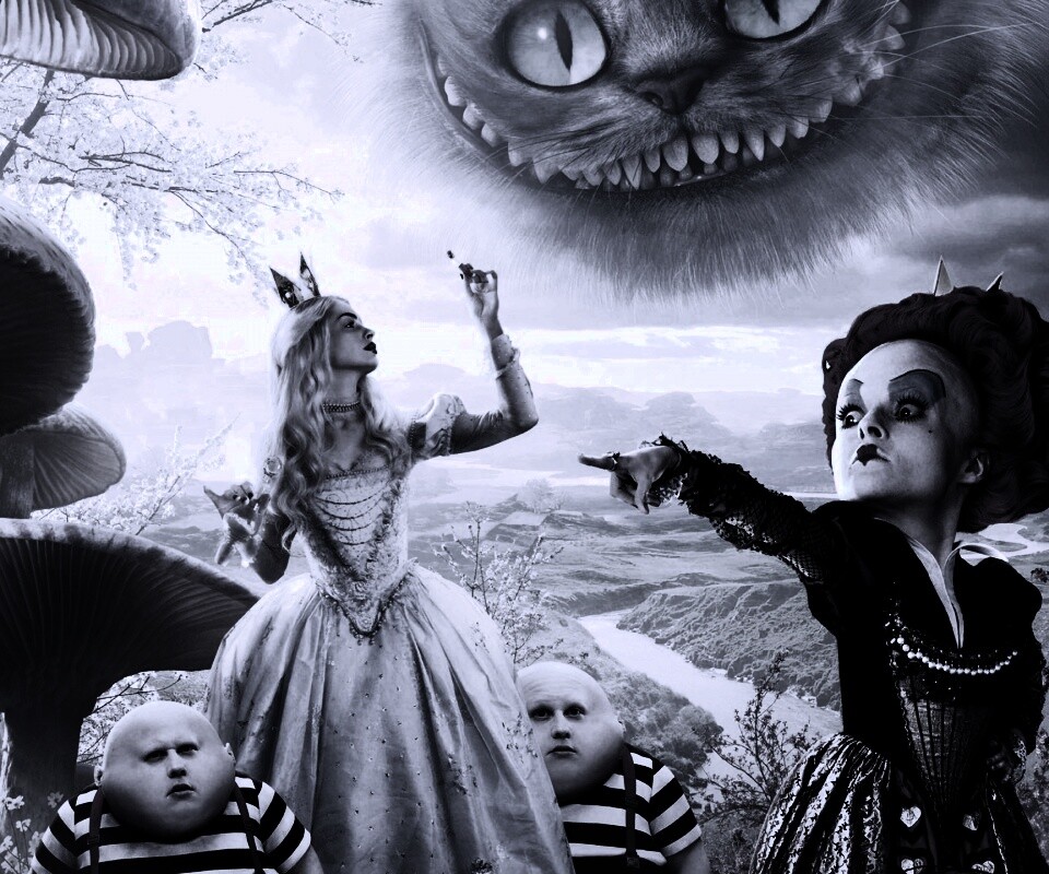 Персонажи из "Алиса в стране Чудес" обои