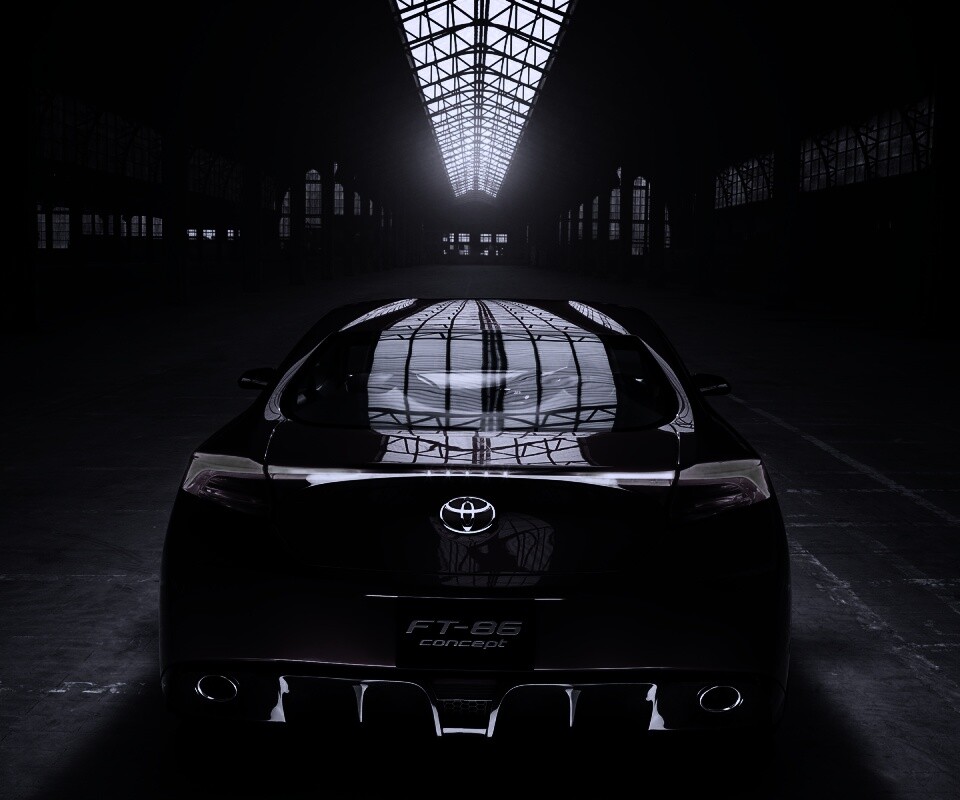 Концепт спортивной тойоты обои