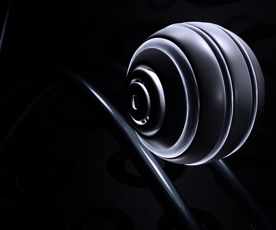 Шарик на рельсах американских горок обои