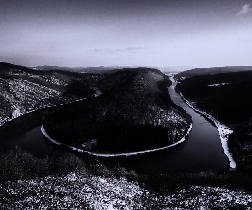 Изгиб реки обои