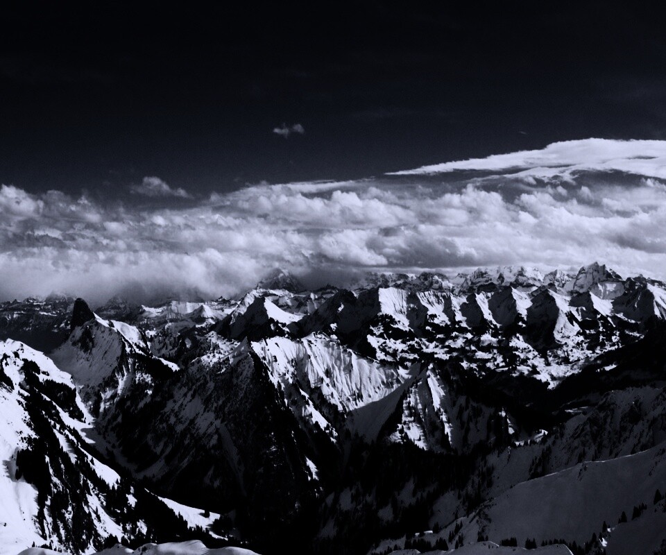 Горный пейзаж обои