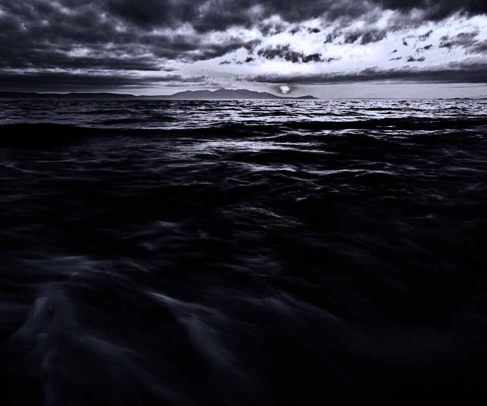 Красивый горизонт на море обои