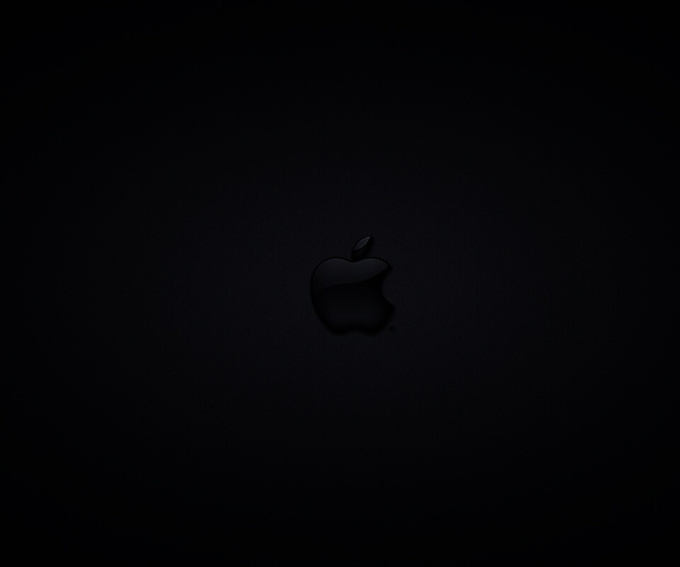 Логотип apple в стекле обои