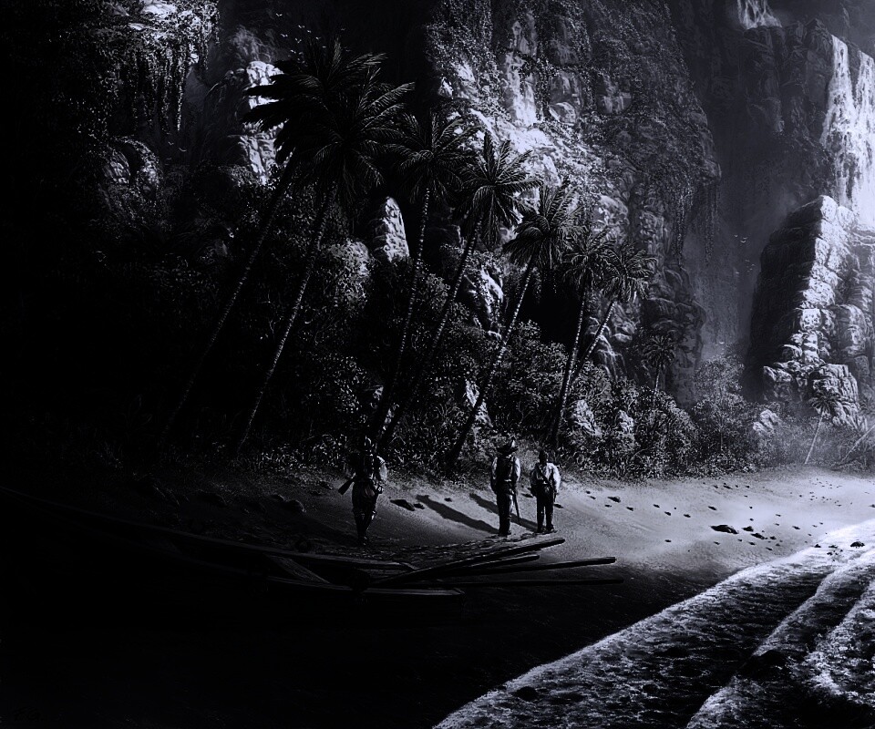 Люди на необитаемом острове обои