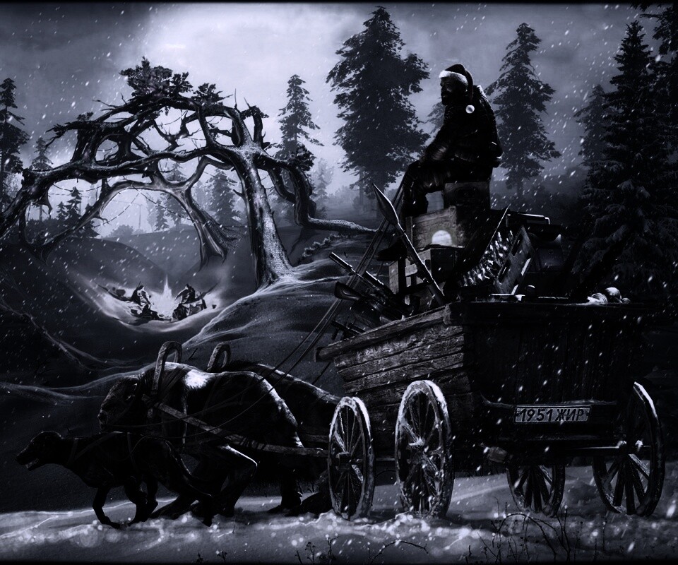 Новогодний Сталкер обои