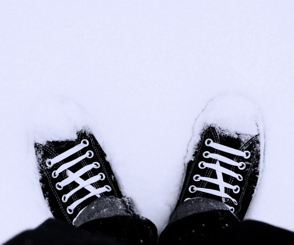 Дурак зимой в кедах обои