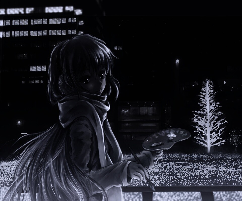 Художница обои