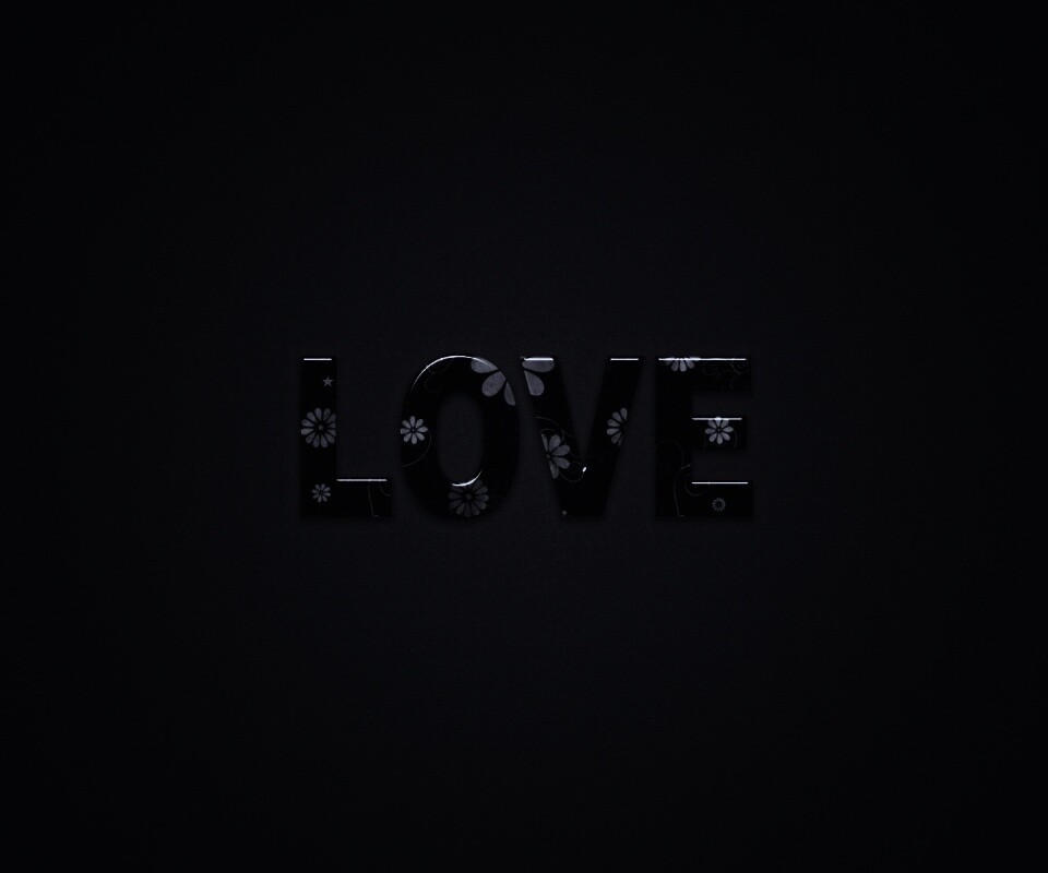 Любовь в минимализме обои