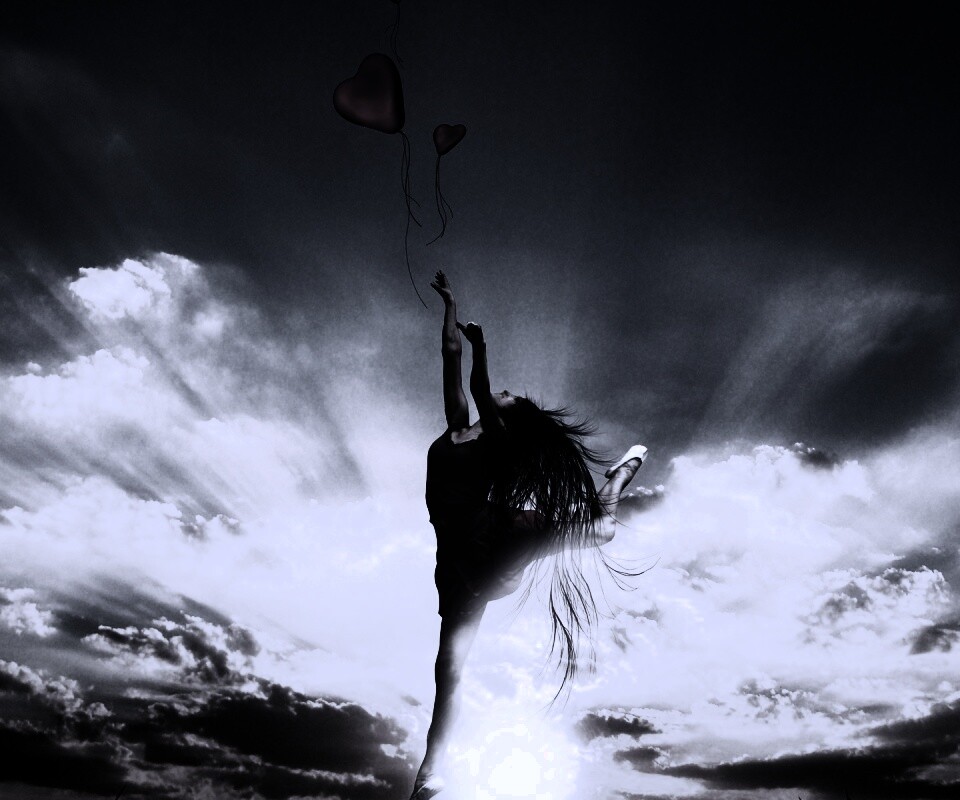 Отпускаяю сердце в небеса обои