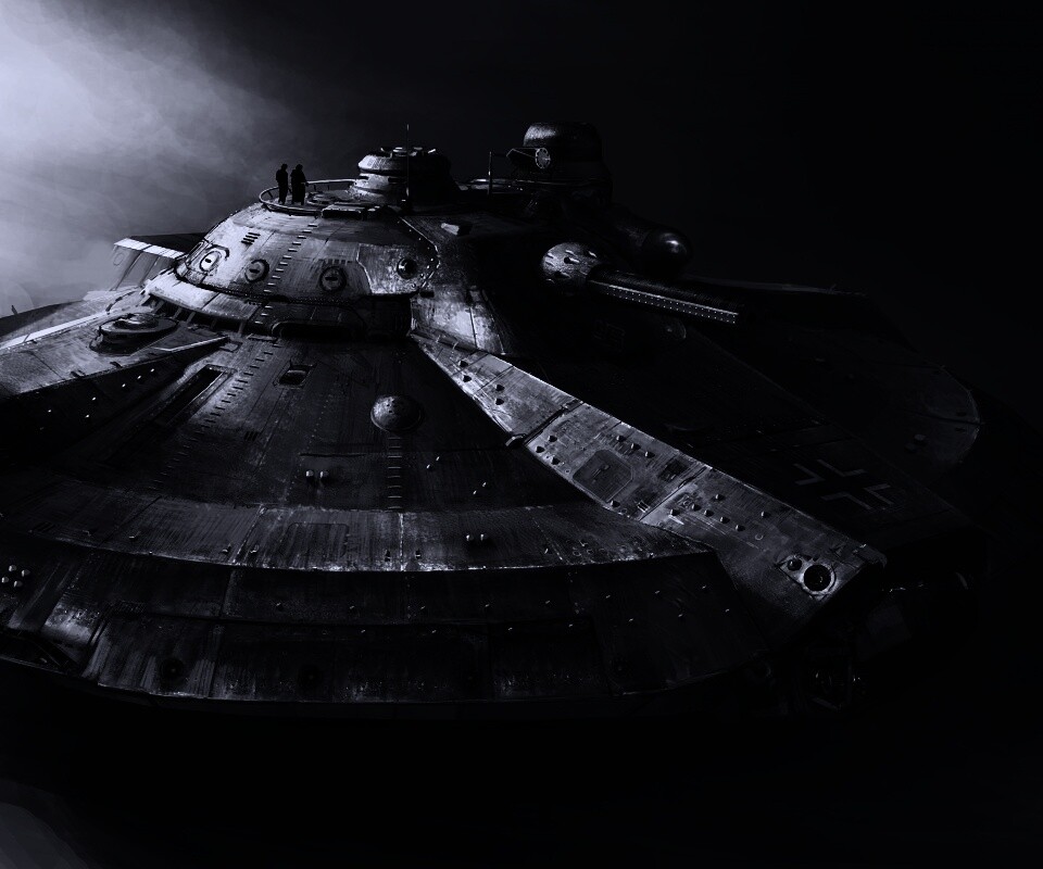 Летающая тарелка. Разработка Рейха. обои