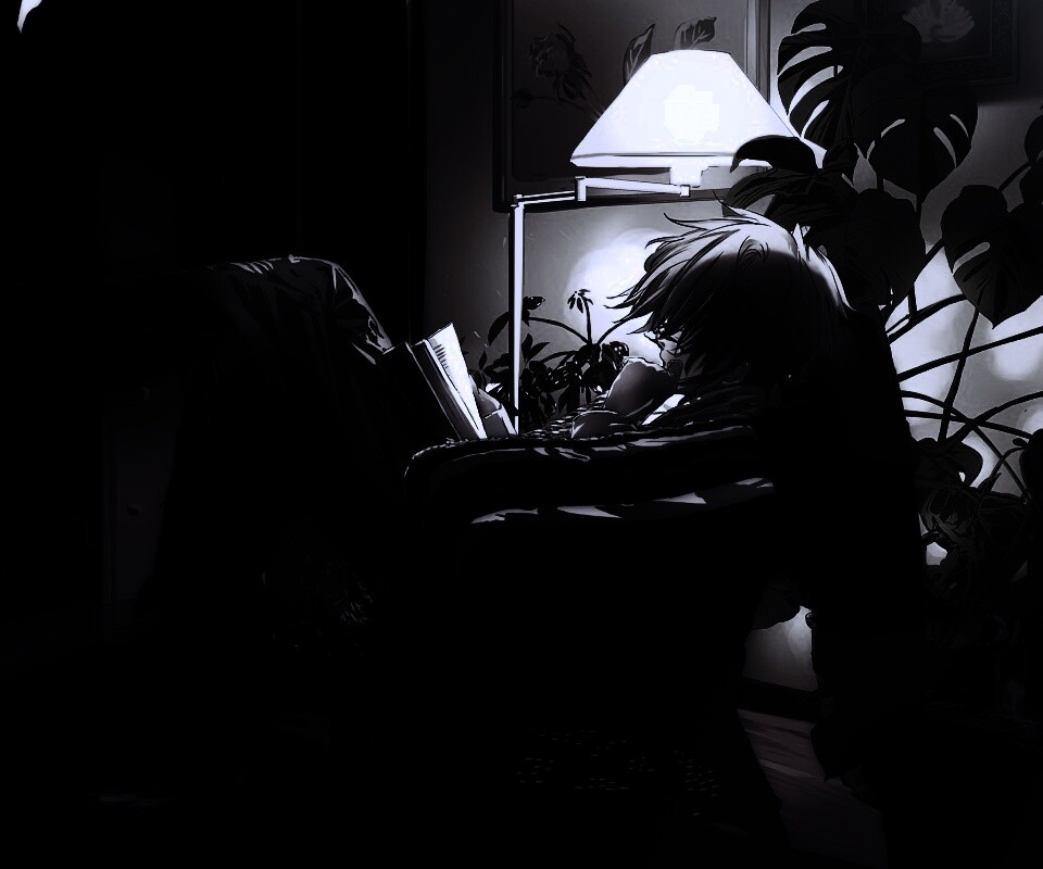 Парень чиатет книгу обои