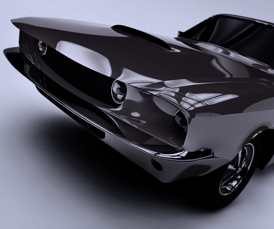 Красный ретро автомобиль обои