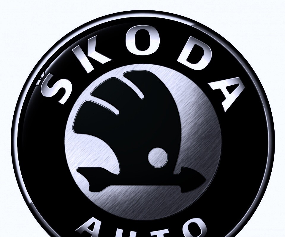 Логотип Skoda обои