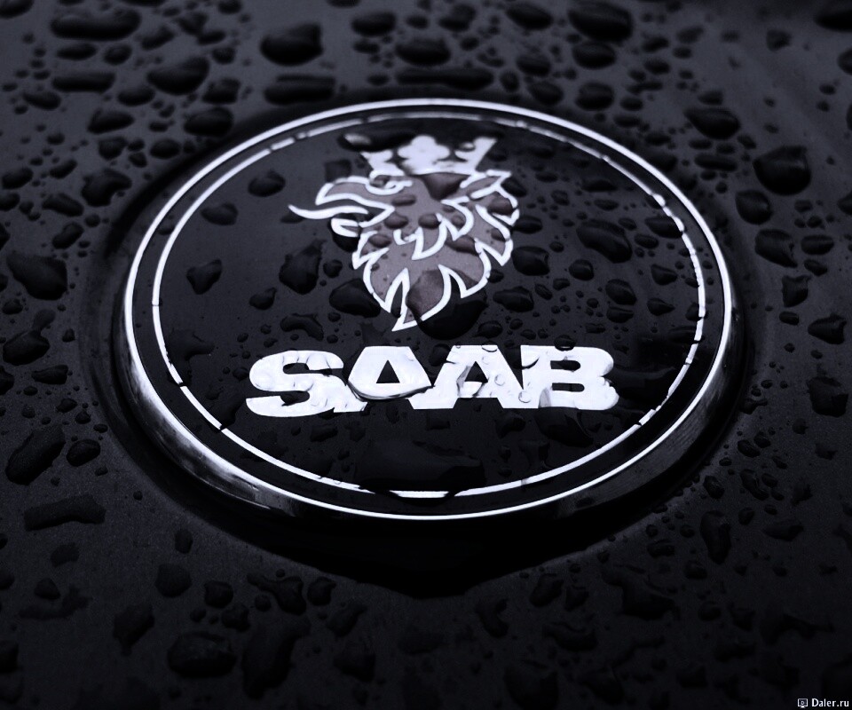 Логотип Saab обои