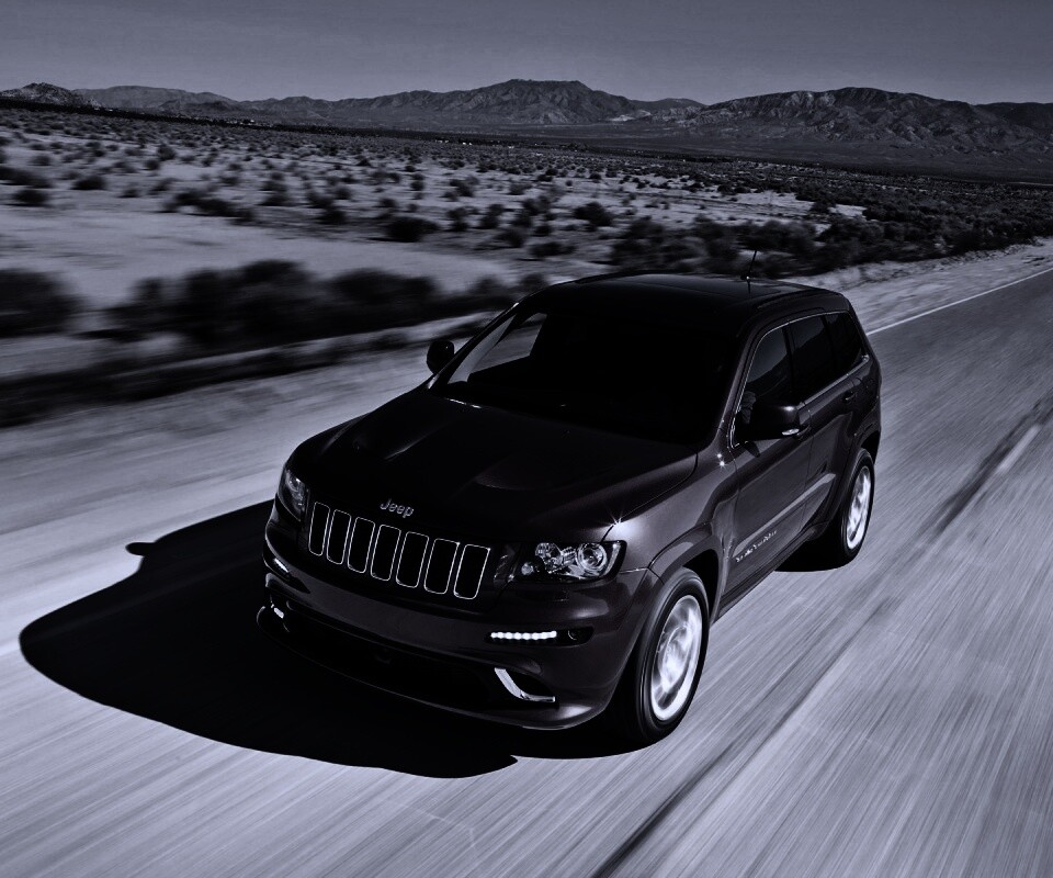 Красный Jeep обои