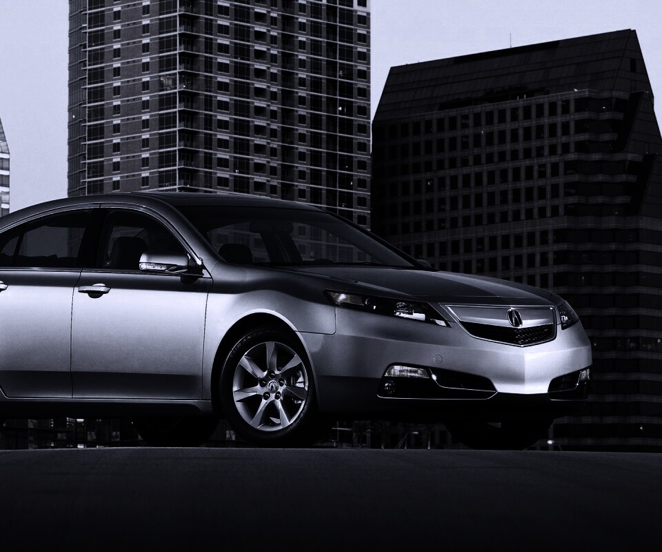Acura  в городе обои