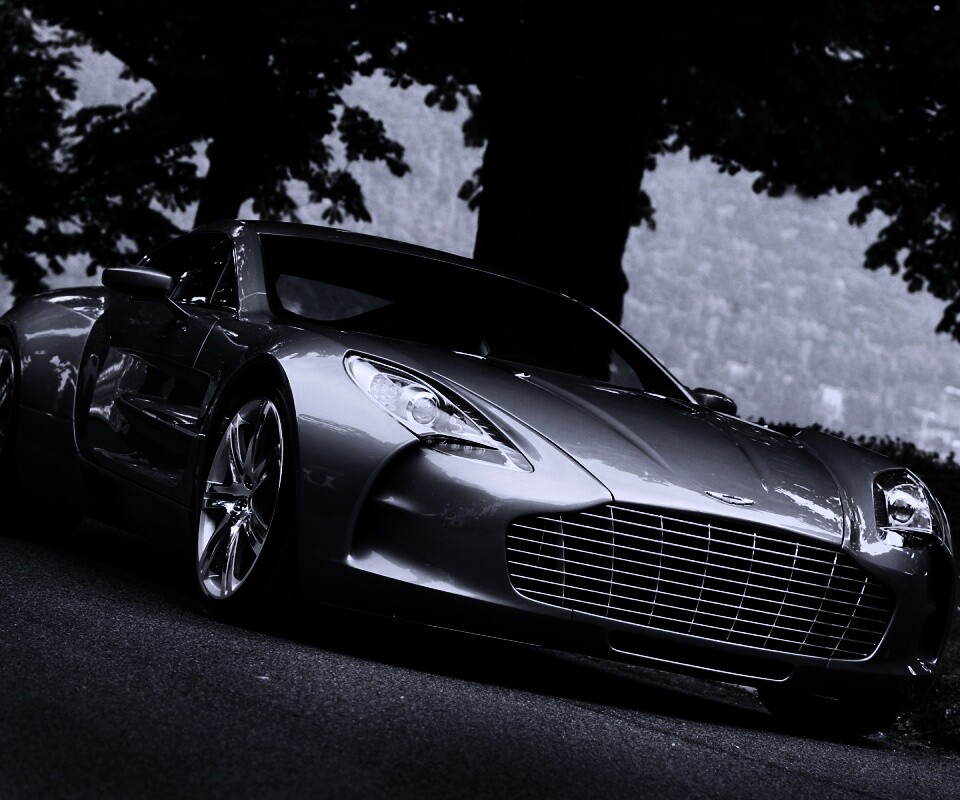 Aston Martin за городом обои