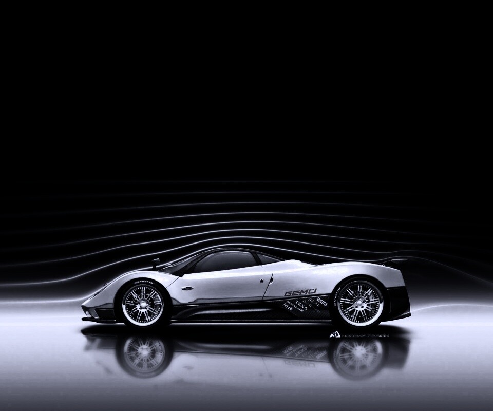 Аэродинамика Pagani Zonda обои