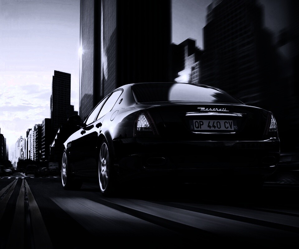 Maserati Quattroporte в городе обои