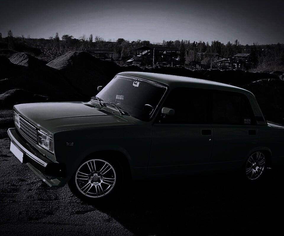 Кислотные жигули обои