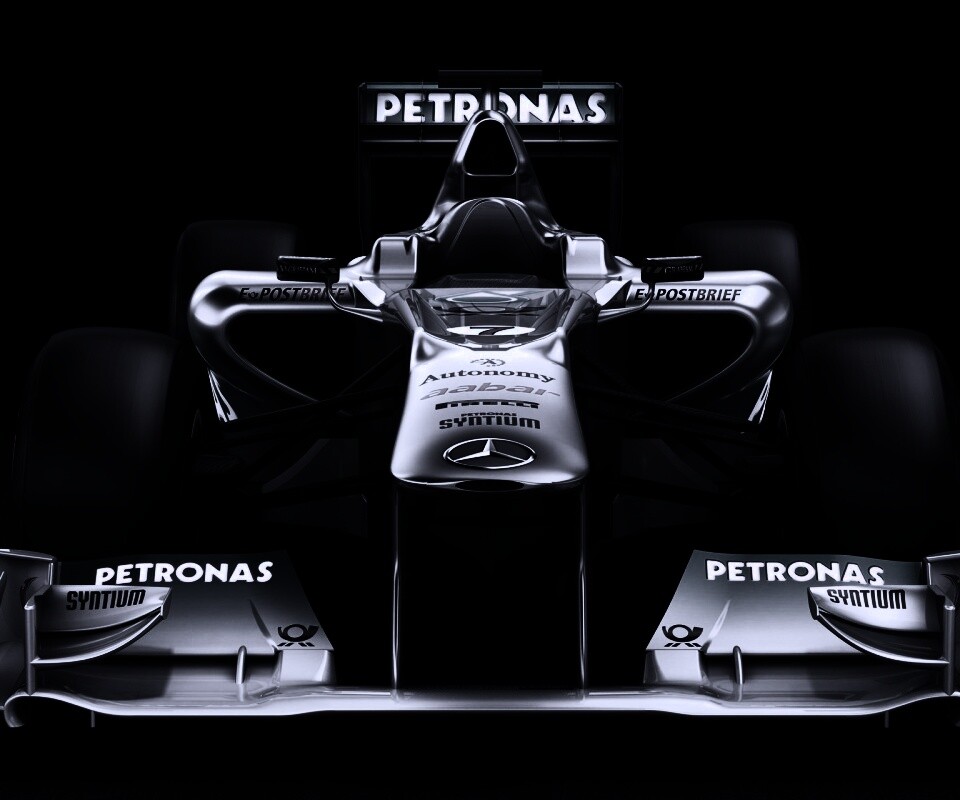 Болид Мерседес обои