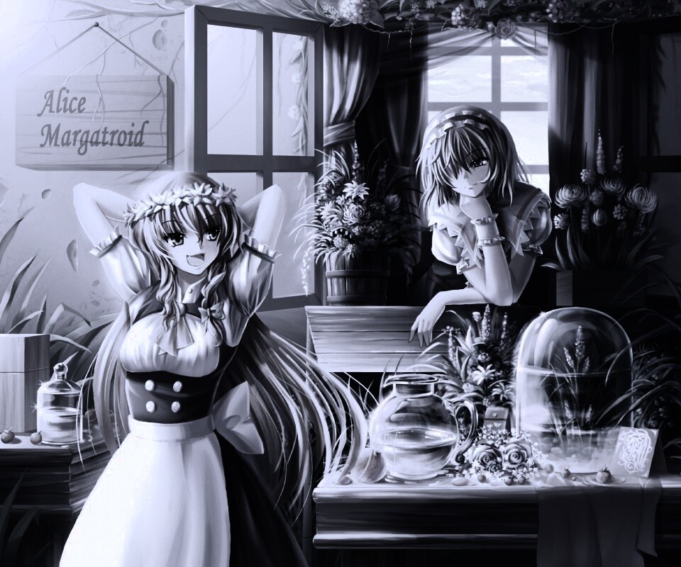 Анимешное утро обои