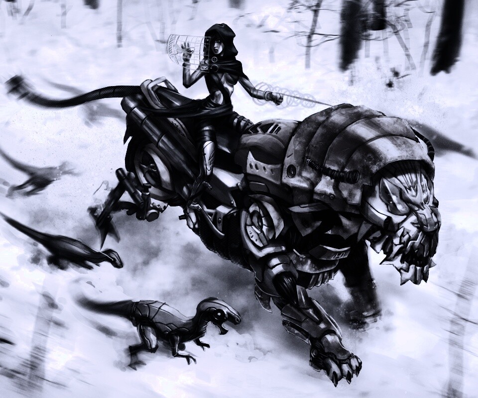 Кибернетическая погоня обои