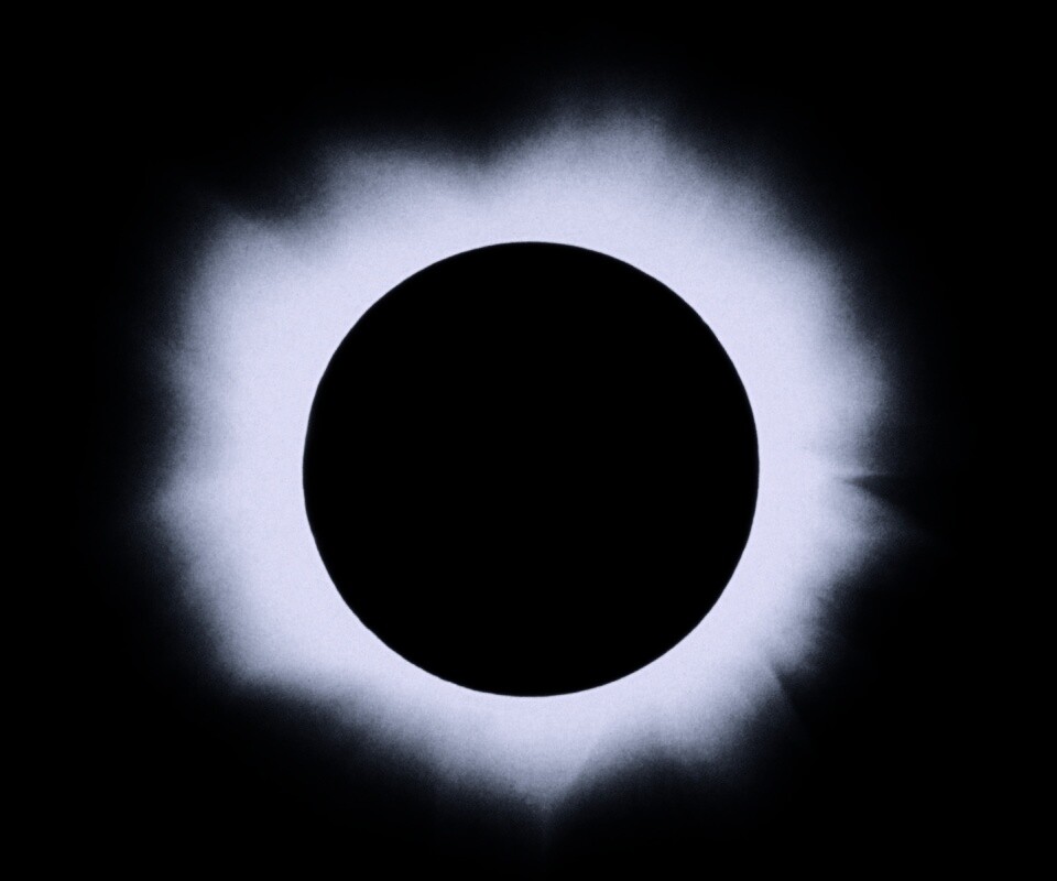 Полное солнечное затмение обои