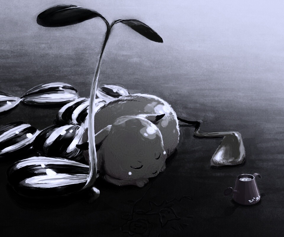 Пикачу отдыхает обои