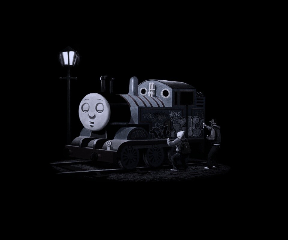 Паровозик для граффити обои