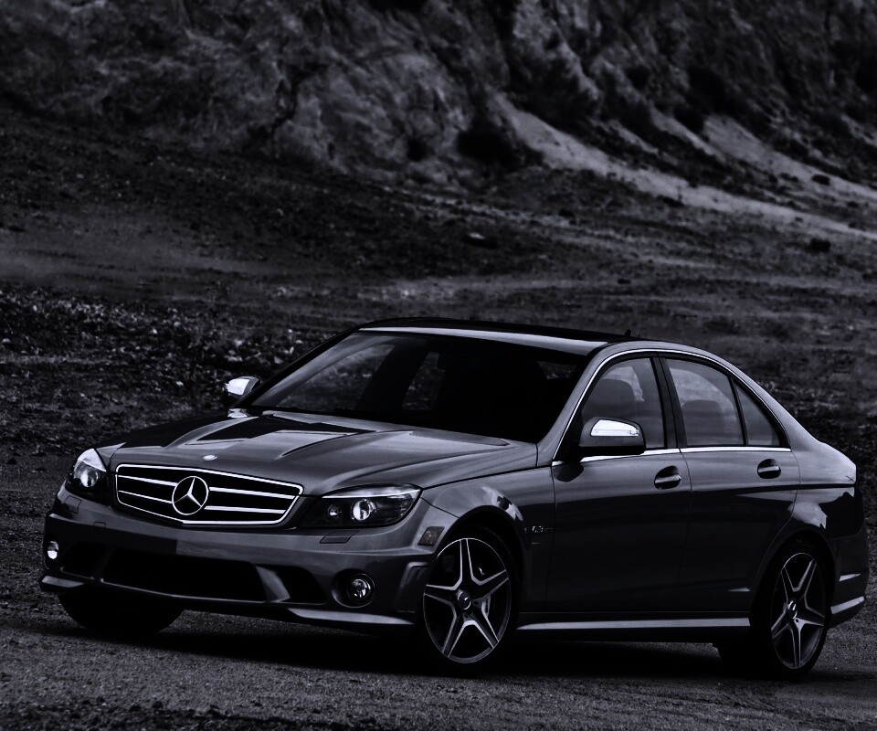 Мерседес в карьере обои