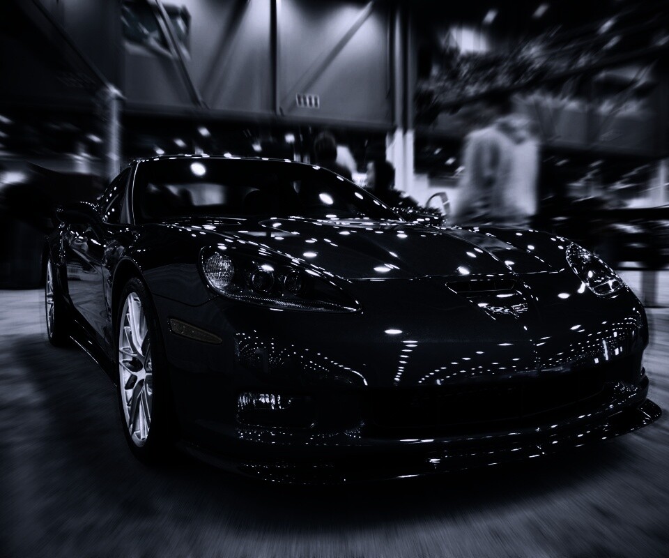 Машина на выставке обои