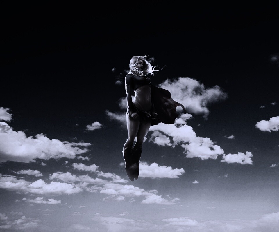 Супердевушка обои