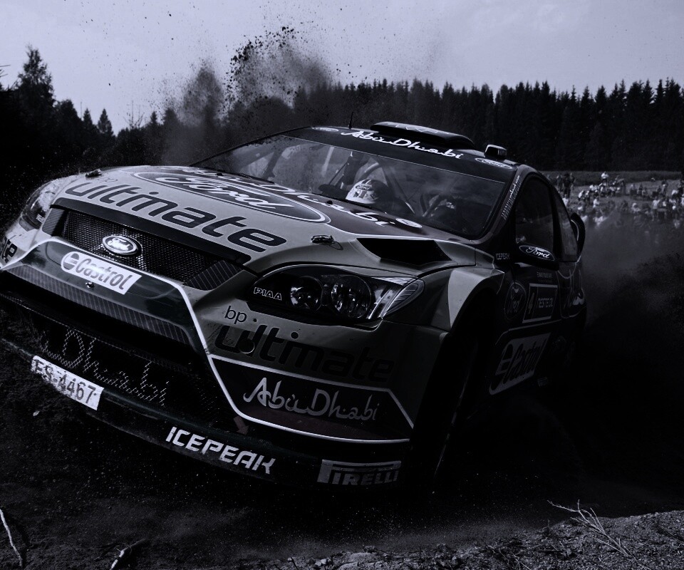 Форд учавствует в ралли обои