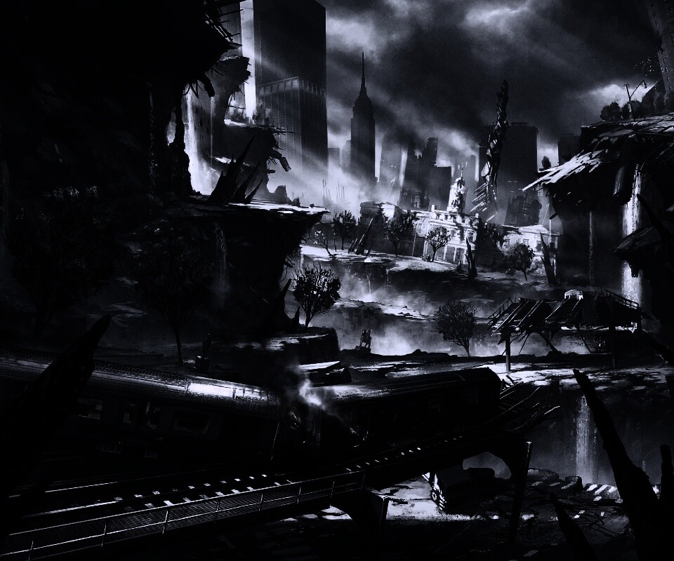 Развалины Нью-Йорка обои