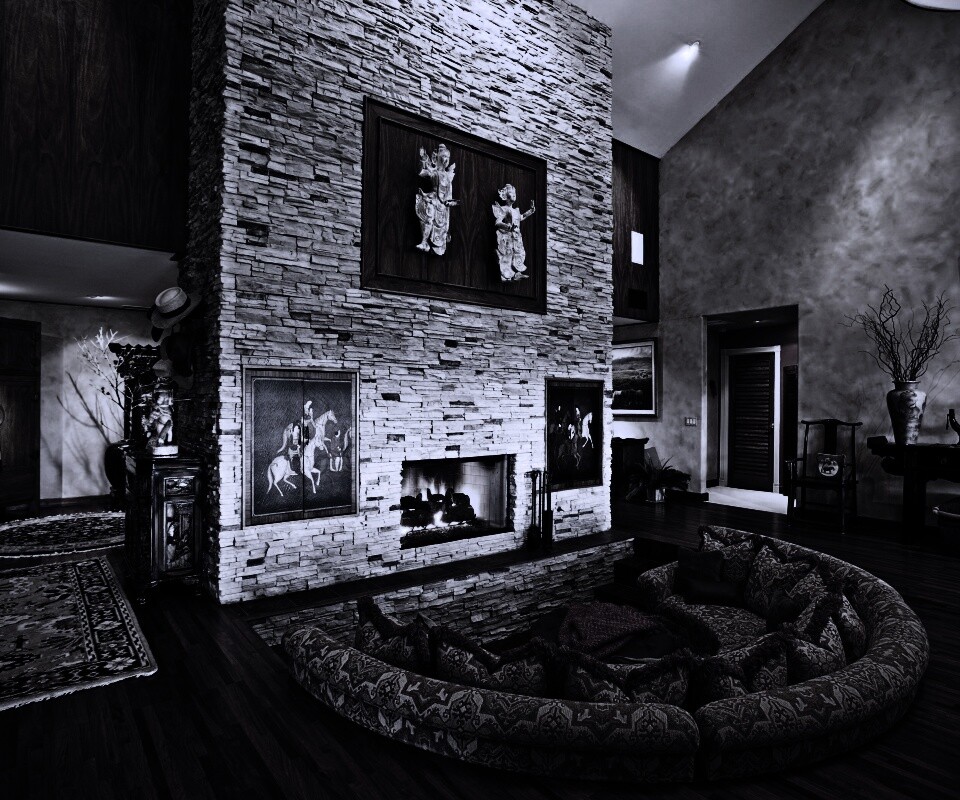 Интерьер гостинной обои