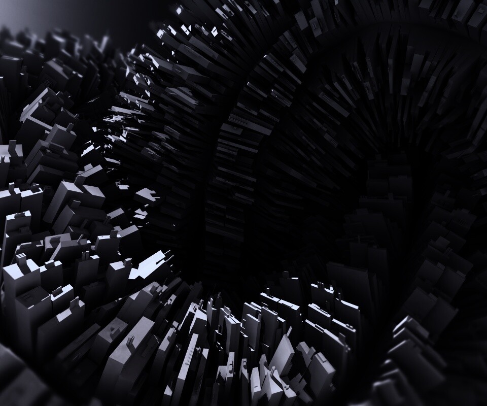 Модели домов засасывает обои