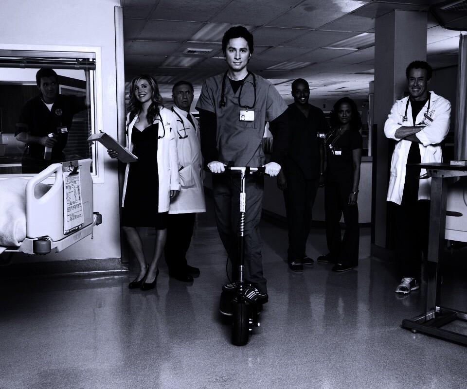 Герои сериала Клиника обои