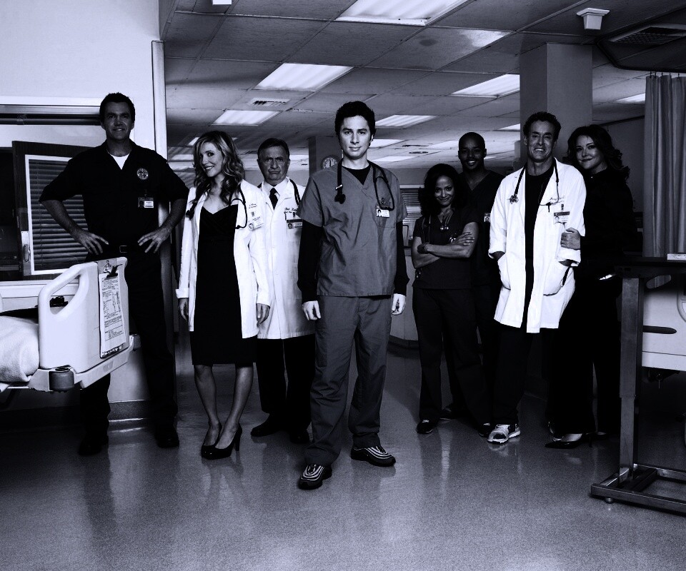 Герои сериала Клиника обои