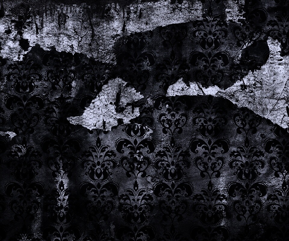 Рваные винтажные обои и штукатурка обои