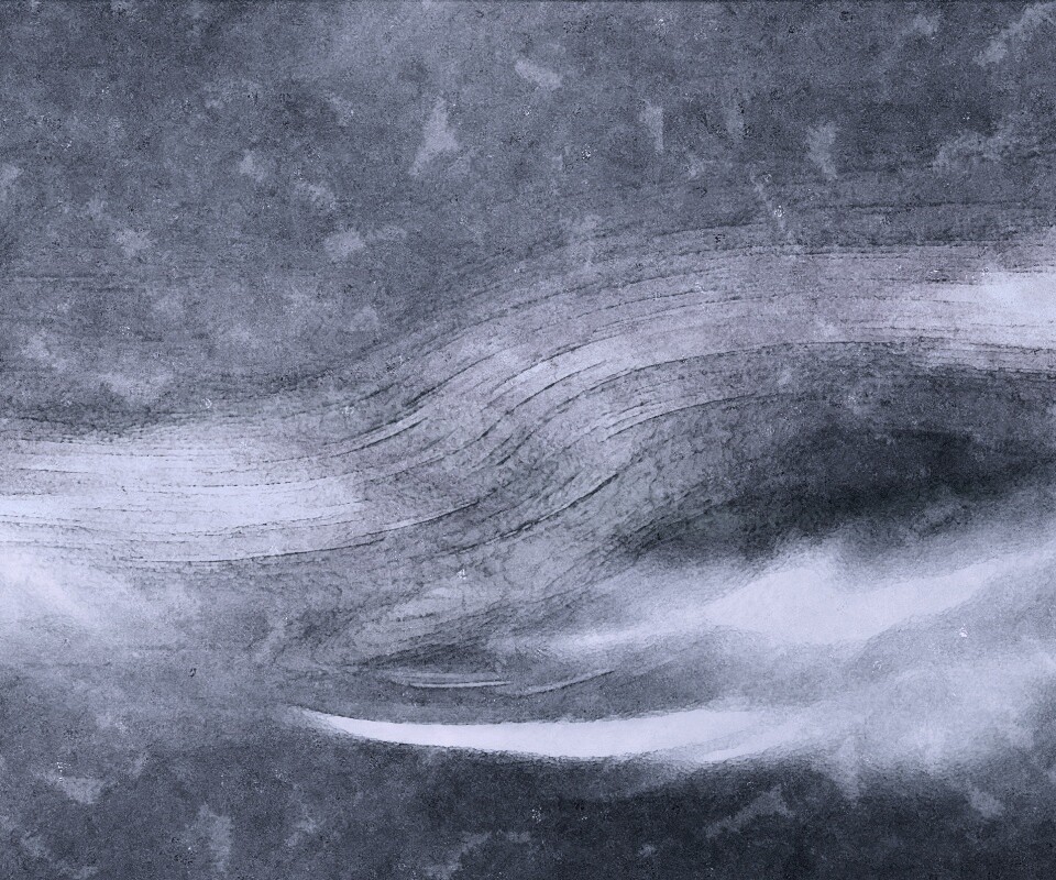 Радужные волны обои