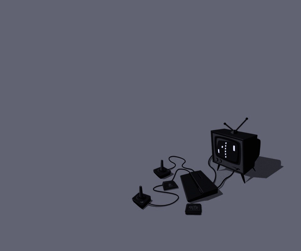 Приставка и телевизор обои
