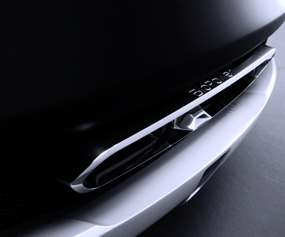 Хромированный бампер обои