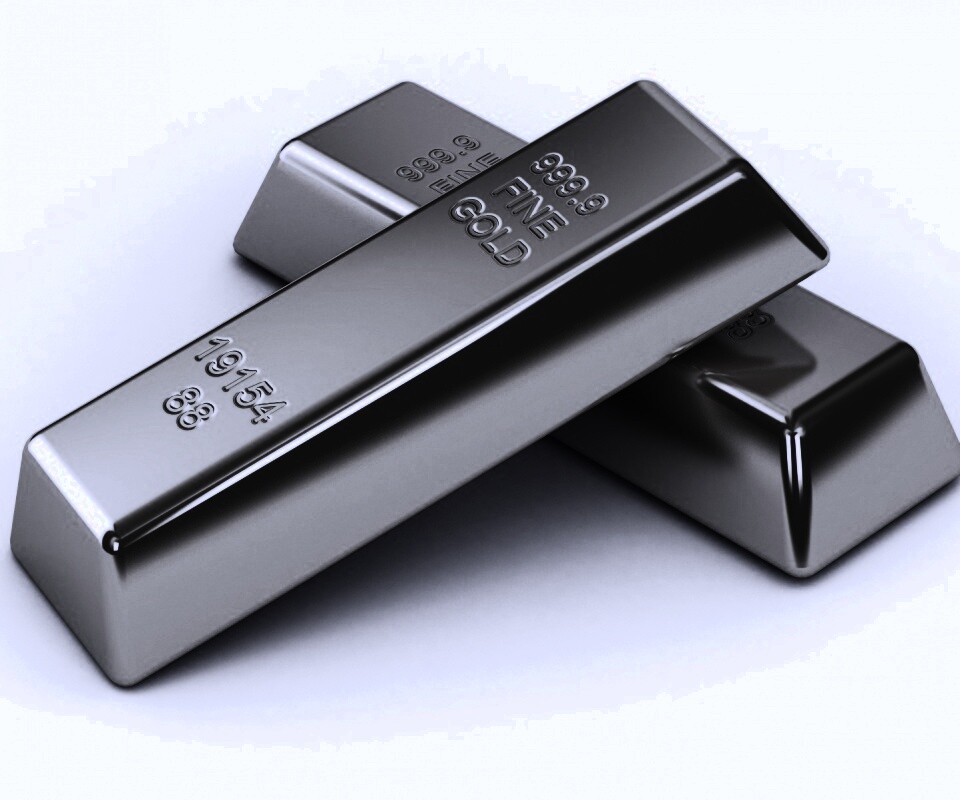 Настоящее золото в слитках обои