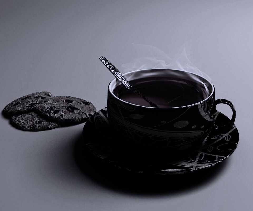 Чаек с печеньками обои