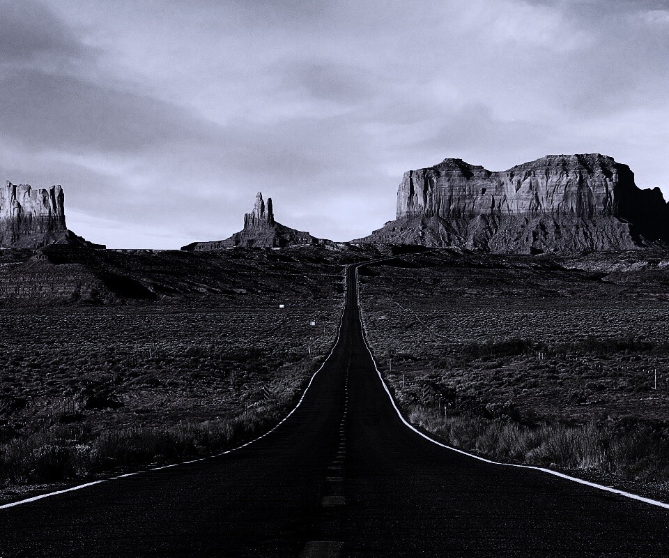 Дорога в пустыне обои