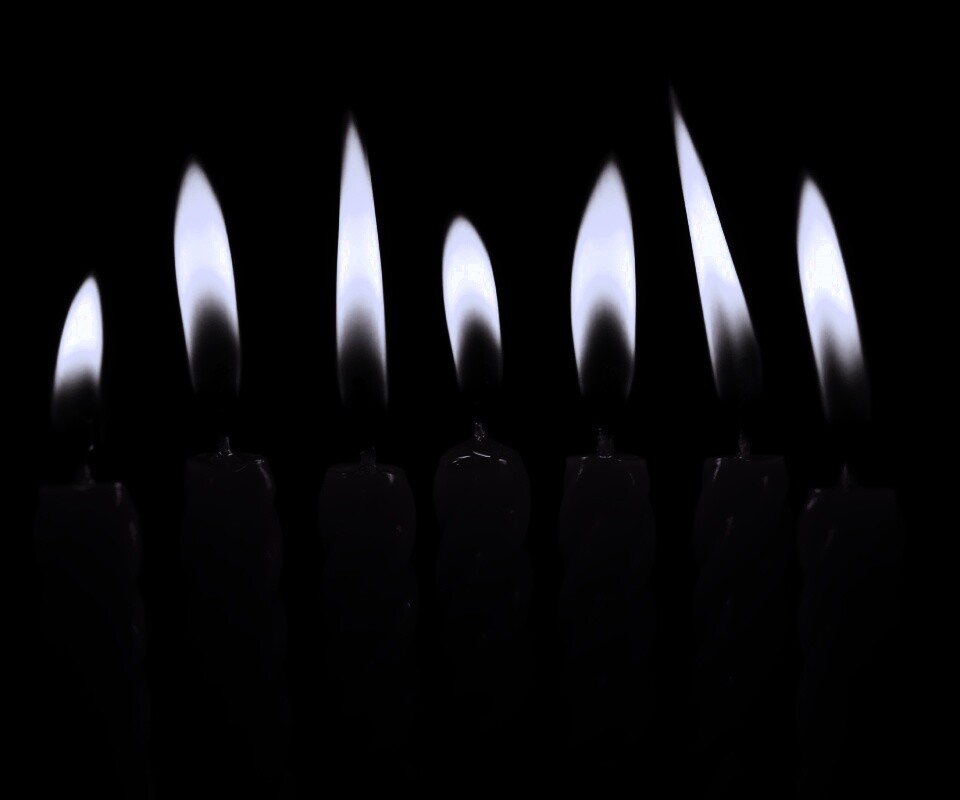 Красные свечи обои